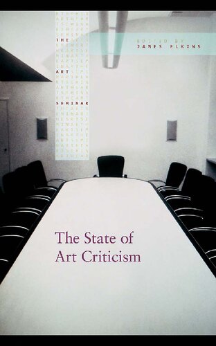 The State of Art Criticism (The Art Seminar)