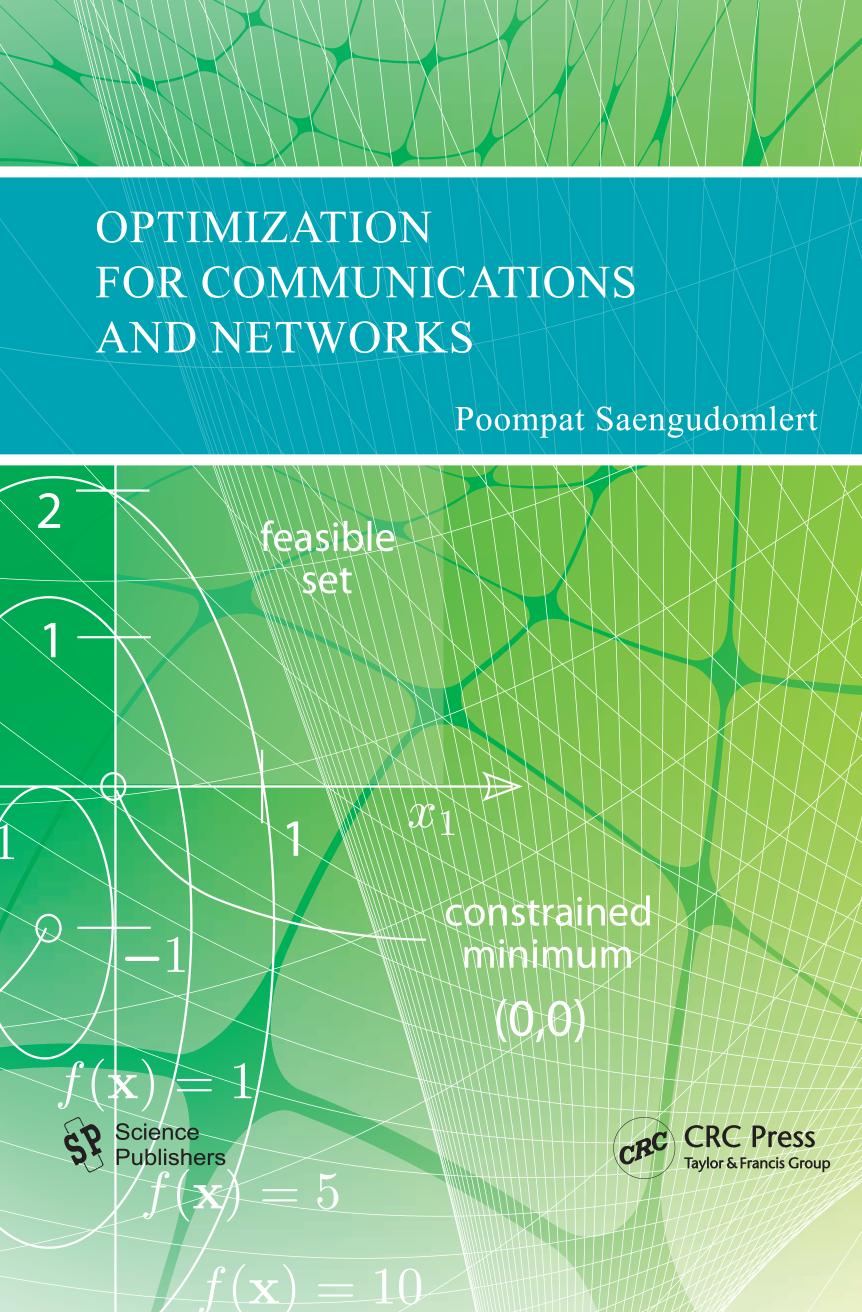 Optimization for communications and networks