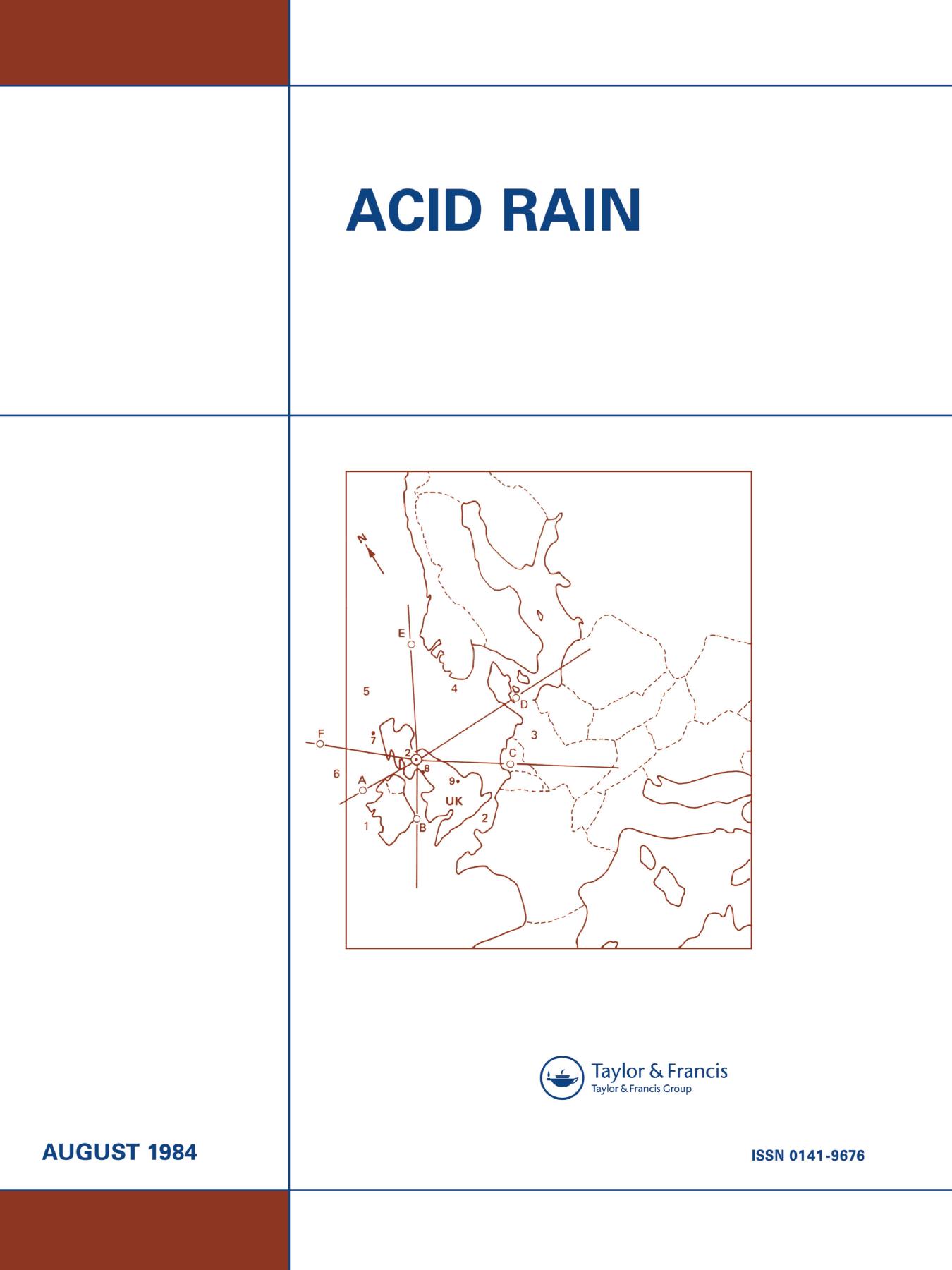 Acid Rain : Report number 14