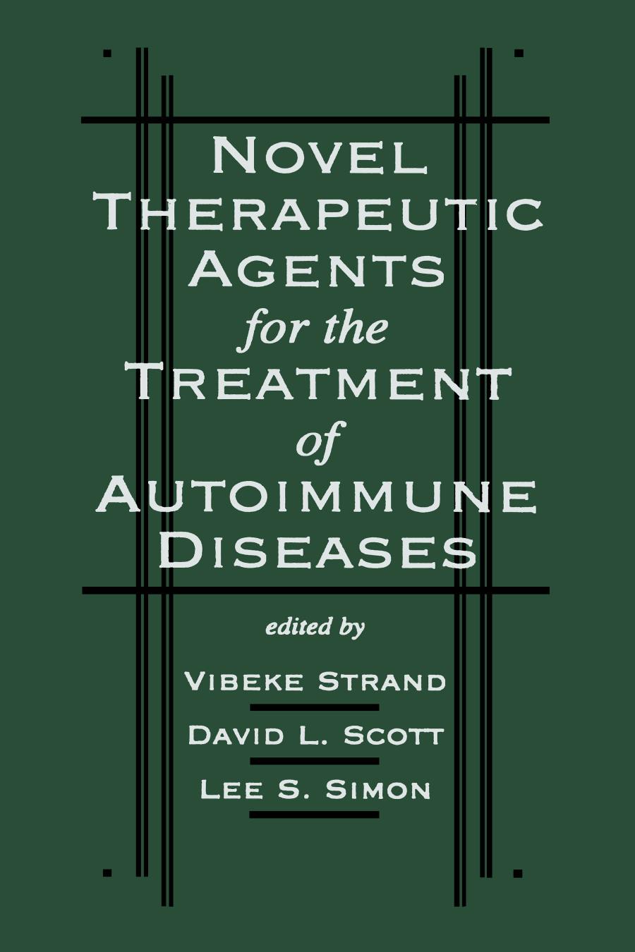Novel therapeutic agents for the treatment of autoimmune diseases