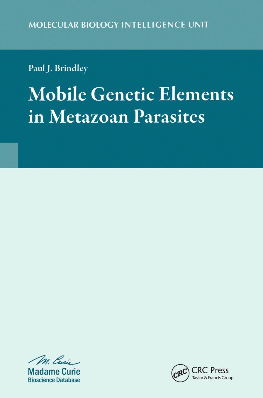 Mobile genetic elements in metazoan parasites