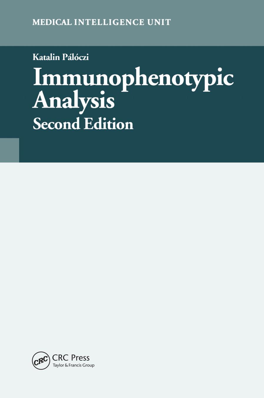 Immunophenotypic analysis