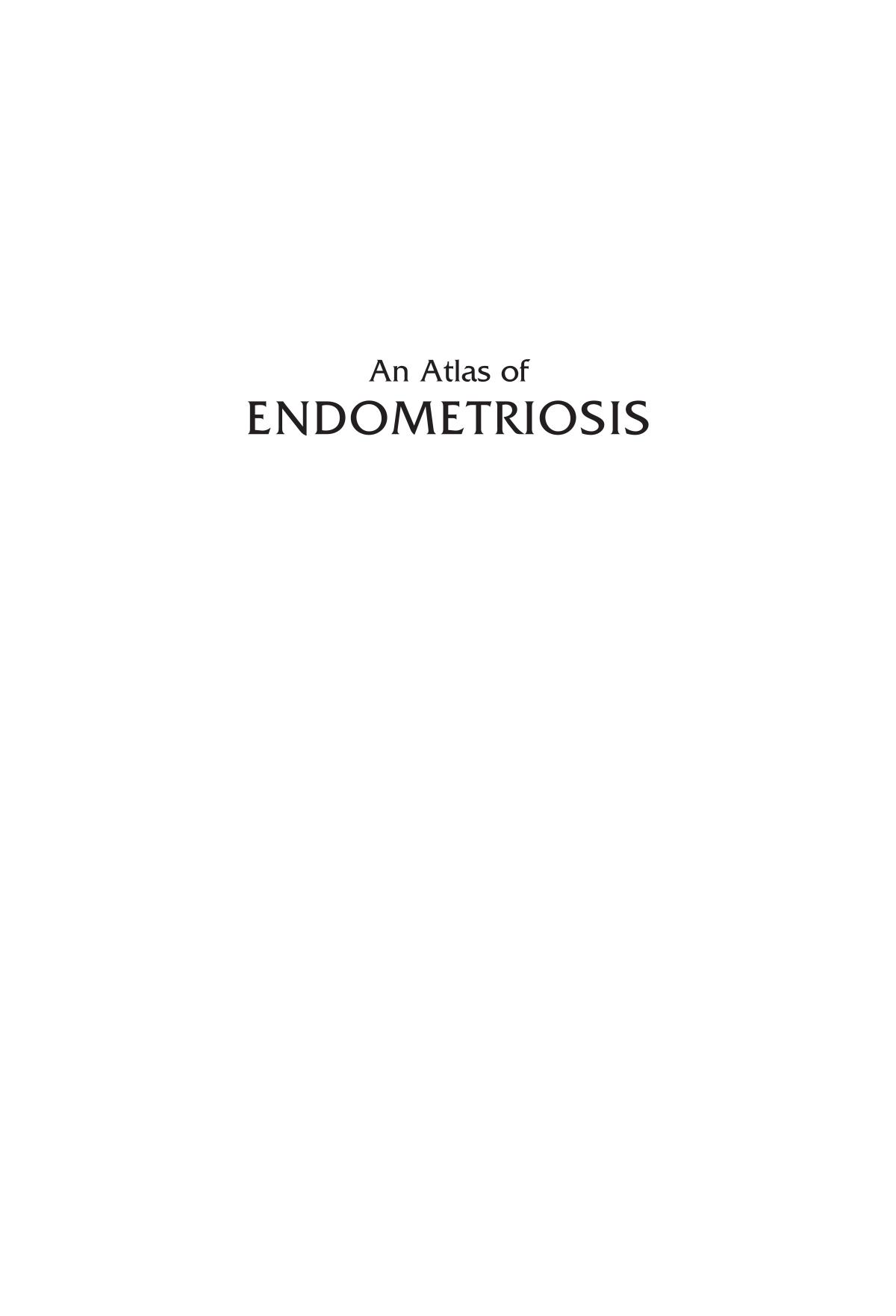 An atlas of endometriosis