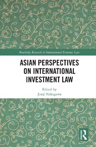 Asian perspectives on international investment law