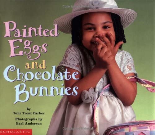 Painted Eggs And Chocolate Bunnies