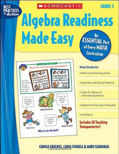 Algebra Readiness Made Easy