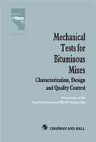 Mechanical Tests For Bituminous Mixes