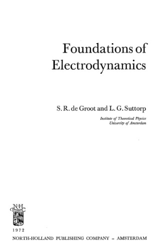 Foundations Of Electrodynamics