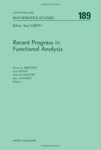 Recent Progress in Functional Analysis, 189