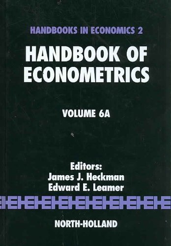 Handbook of Econometrics, 6