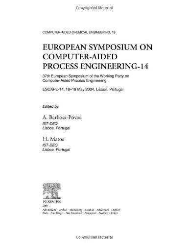 European Symposium on Computer Aided Process Engineering - 14