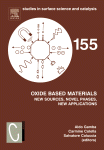 Oxide Based Materials, 155