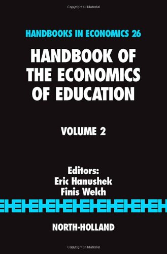 Handbook of the Economics of Education, 2