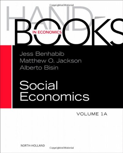 Handbook of Social Economics, 1