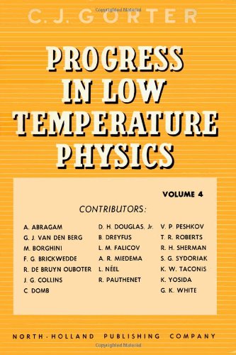 Progress In Low Temperature Physics, Volume 4