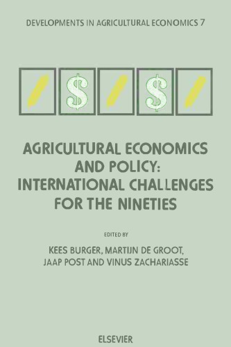 Developments in Agricultural Economics