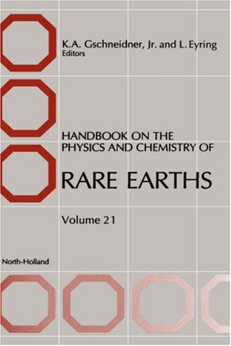 Handbook on the Physics and Chemistry of Rare Earths, Volume 21