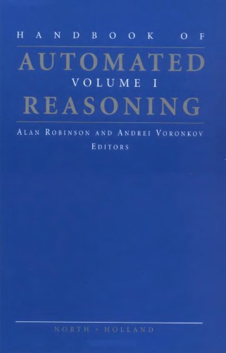 Handbook of Automated Reasoning