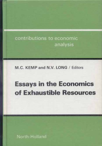 Essays In The Economics Of Exhaustible Resources