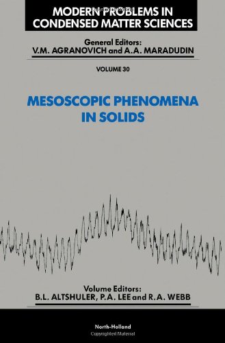 Mesoscopic Phenomena In Solids