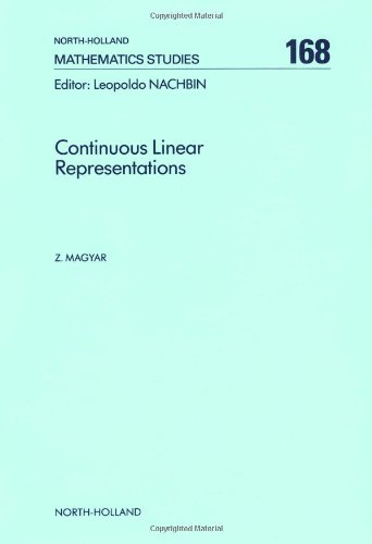 Continuous Linear Representations