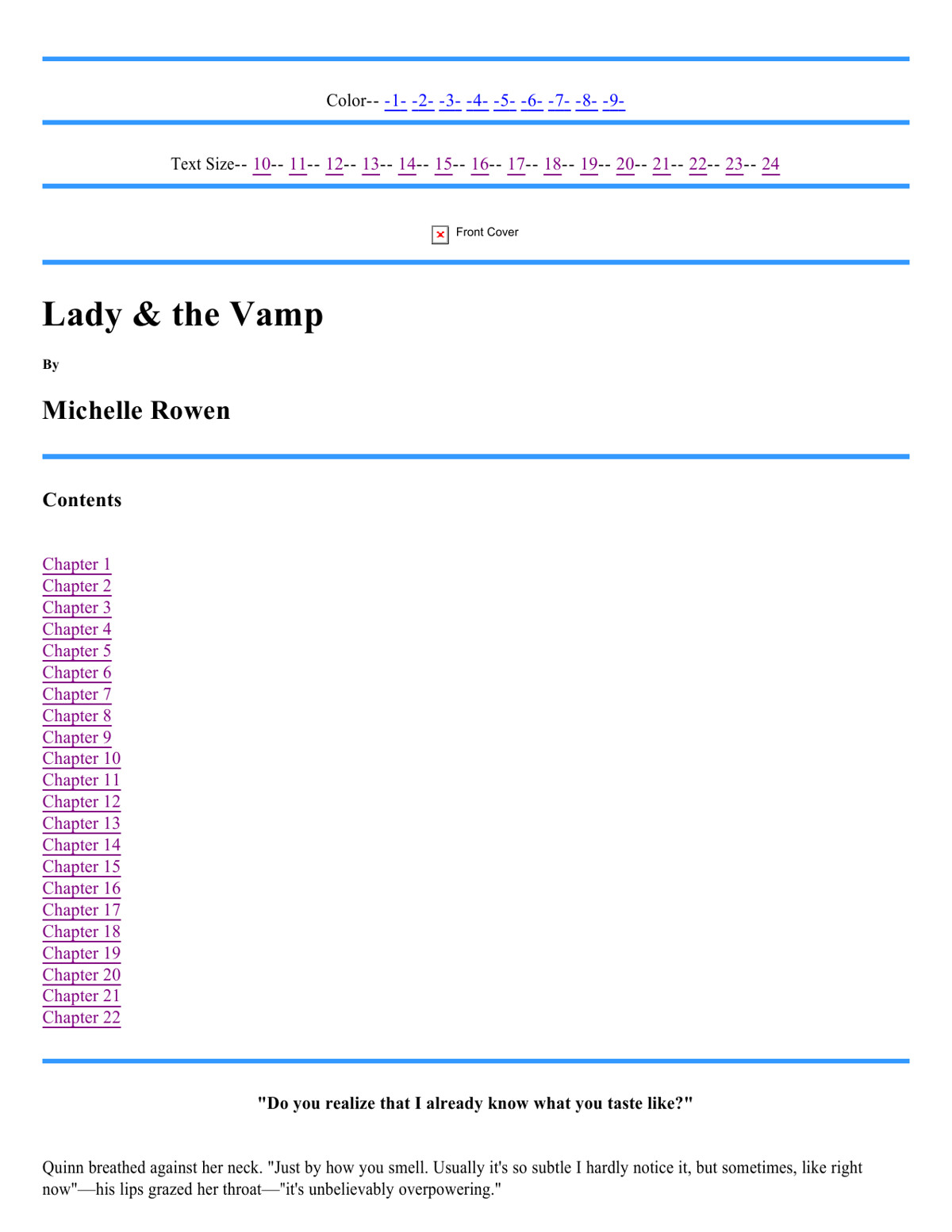 Lady &amp; the Vamp