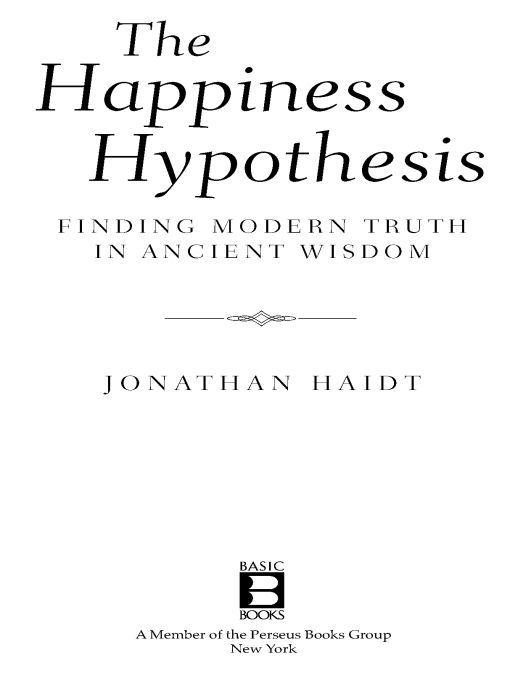 The Happiness Hypothesis