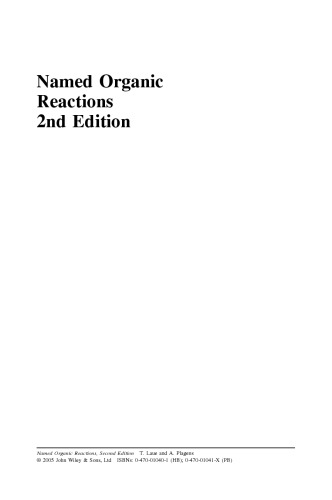 Named organic reactions