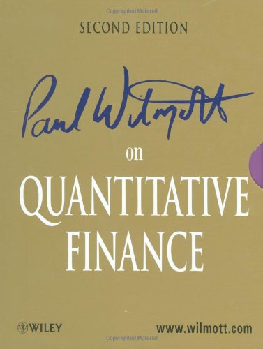 Paul Wilmott on Quantitative Finance 3 Volume Set (2nd Edition)