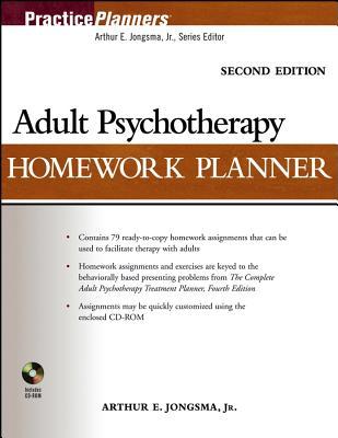 Adult Psychotherapy Homework Planner