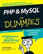 PHP &amp; MySQL For Dummies