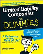 Limited Liability Companies For Dummies