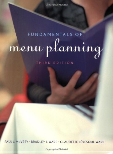 Fundamentals of Menu Planning