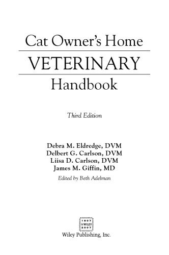 Cat Owner's Home Veterinary Handbook