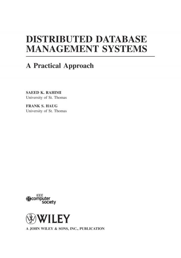 Distributed Database Management