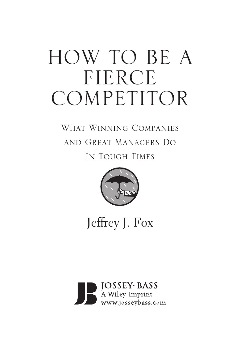 How to Be a Fierce Competitor