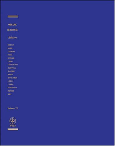 Organic Reactions, Volume 73