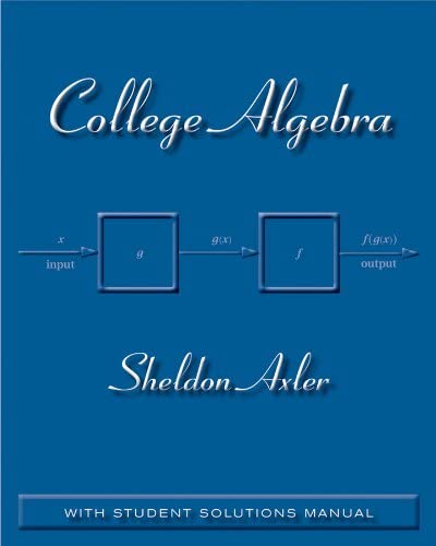 College Algebra [with Student Solutions Manual]