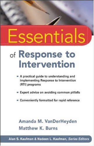 Essentials of Response to Intervention