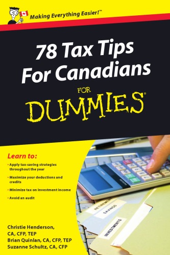 78 Tax Tips for Canadians for Dummies