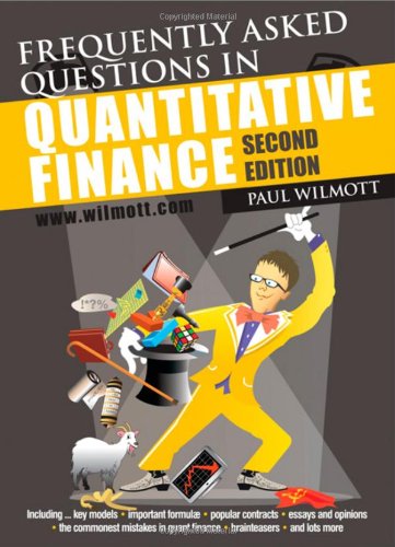 Frequently Asked Questions in Quantitative Finance