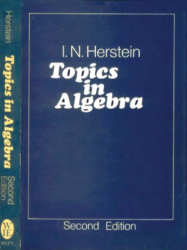 Topics in Algebra