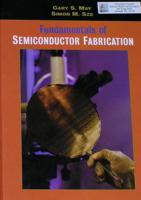 Fundamentals Of Semiconductor Fabrication