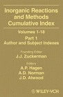 Inorganic Reactions and Methods, Cumulative Index, Part 1