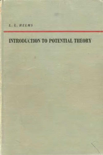 Introduction to Potential Theory