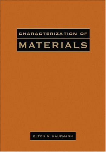 Characterization of Materials, 2 Volume Set