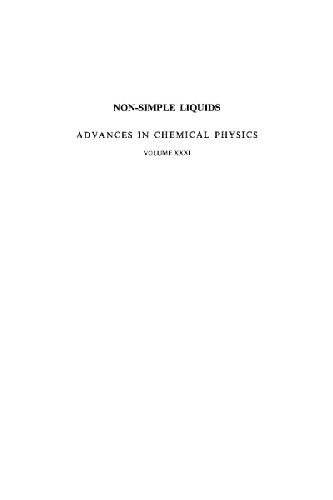 Advances in Chemical Physics, Volume 31