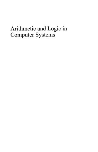 Arithmetic and logic in computer systems