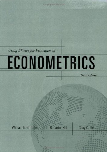 Using Eviews for Principles of Econometrics