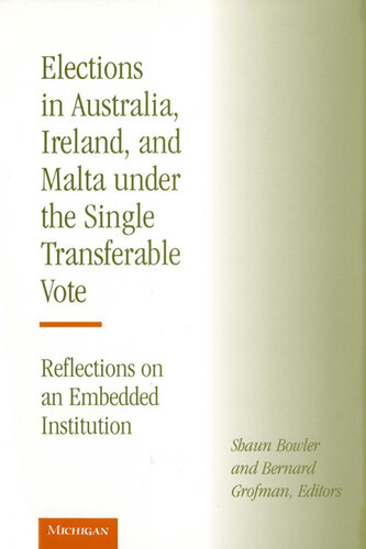 Elections in Australia, Ireland, and Malta under the Single Transferable Vote